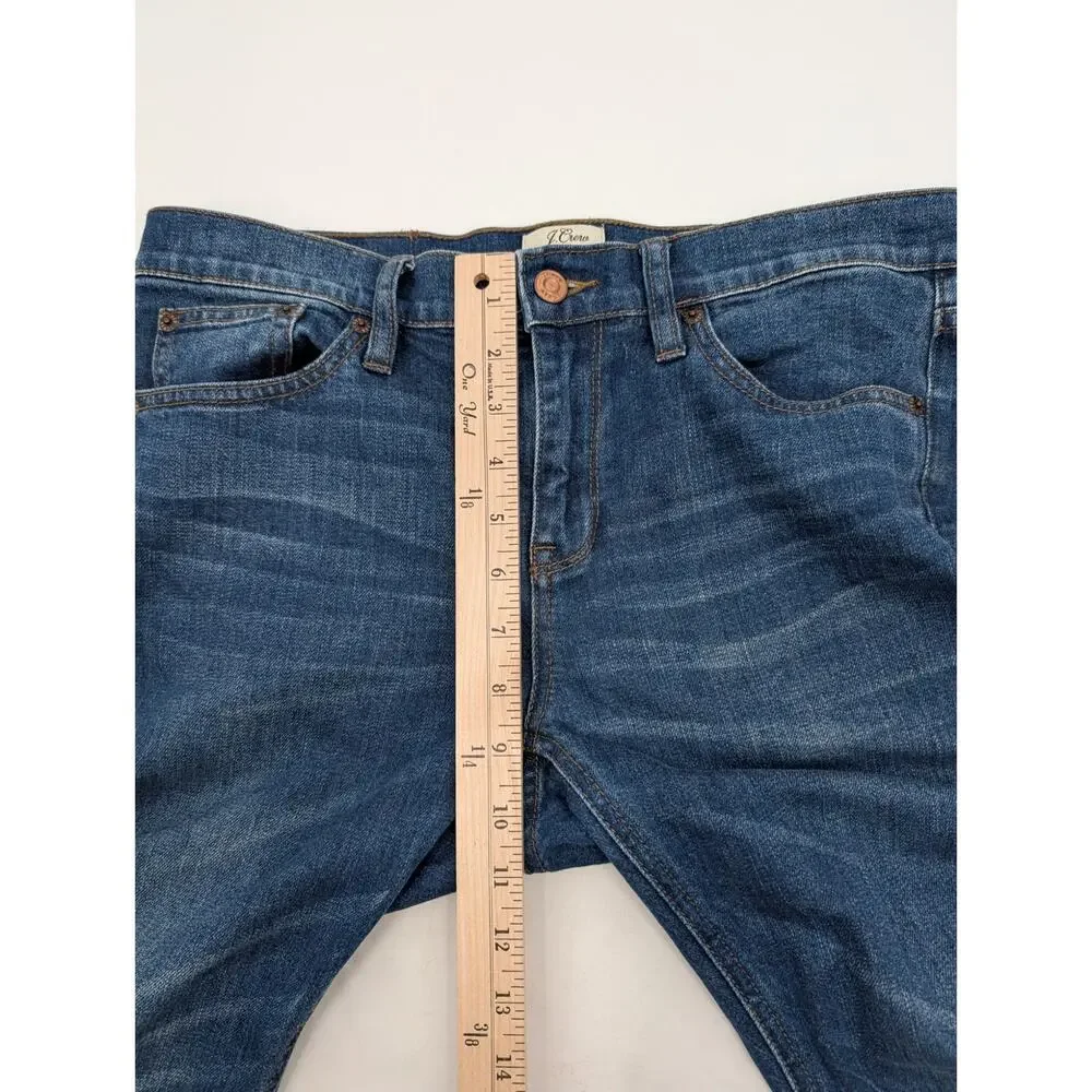 J Crew Selvedge Matchstick Dark Wash Denim Size 29 Casual Comfort Errands Staple